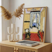 Framed Canvas - Framed canvas in a stylish interior setting