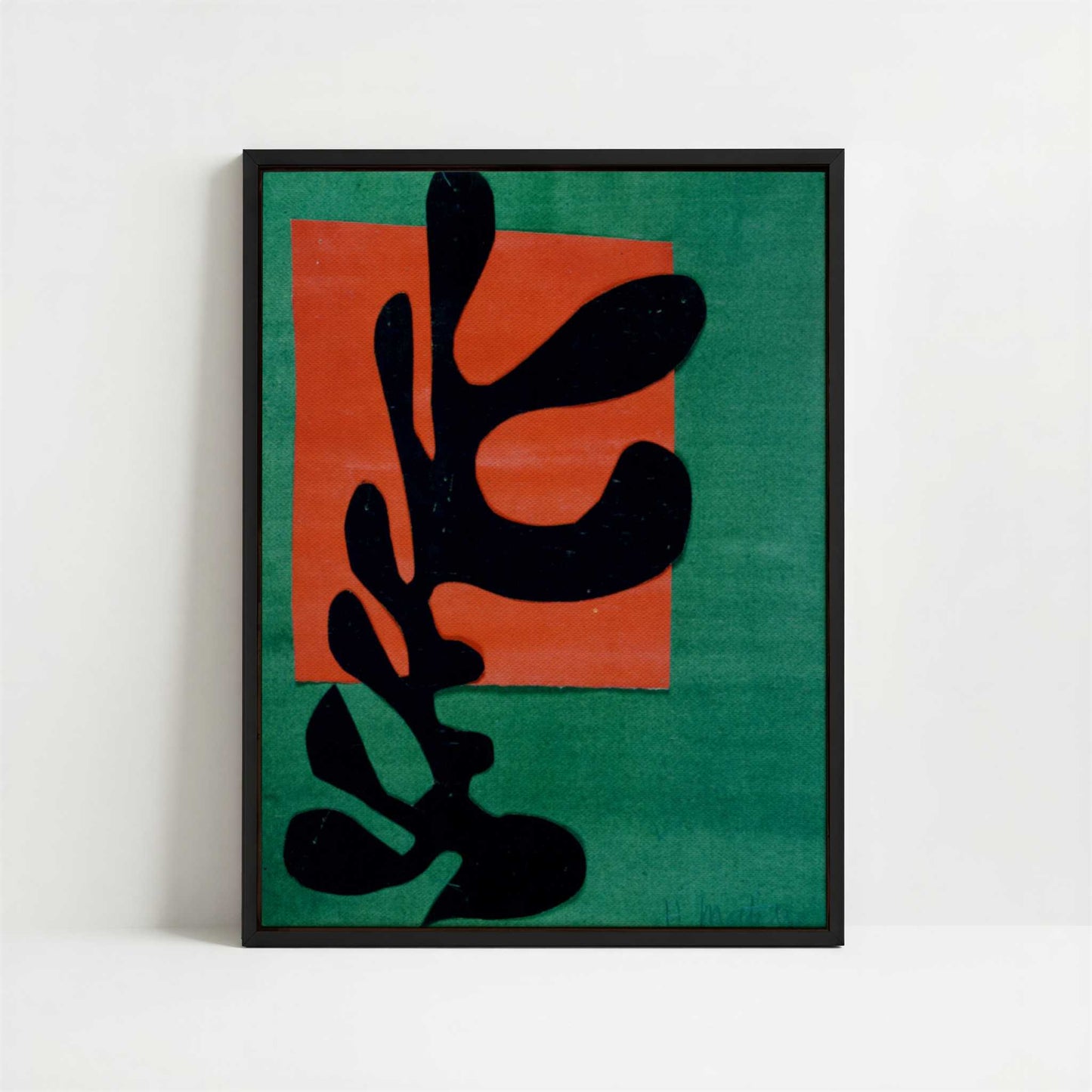 Framed Canvas - Framed canvas in black frame