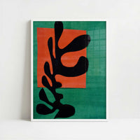 Negro Boxer (1947) by Henri Matisse – Art Print - Art print in white frame