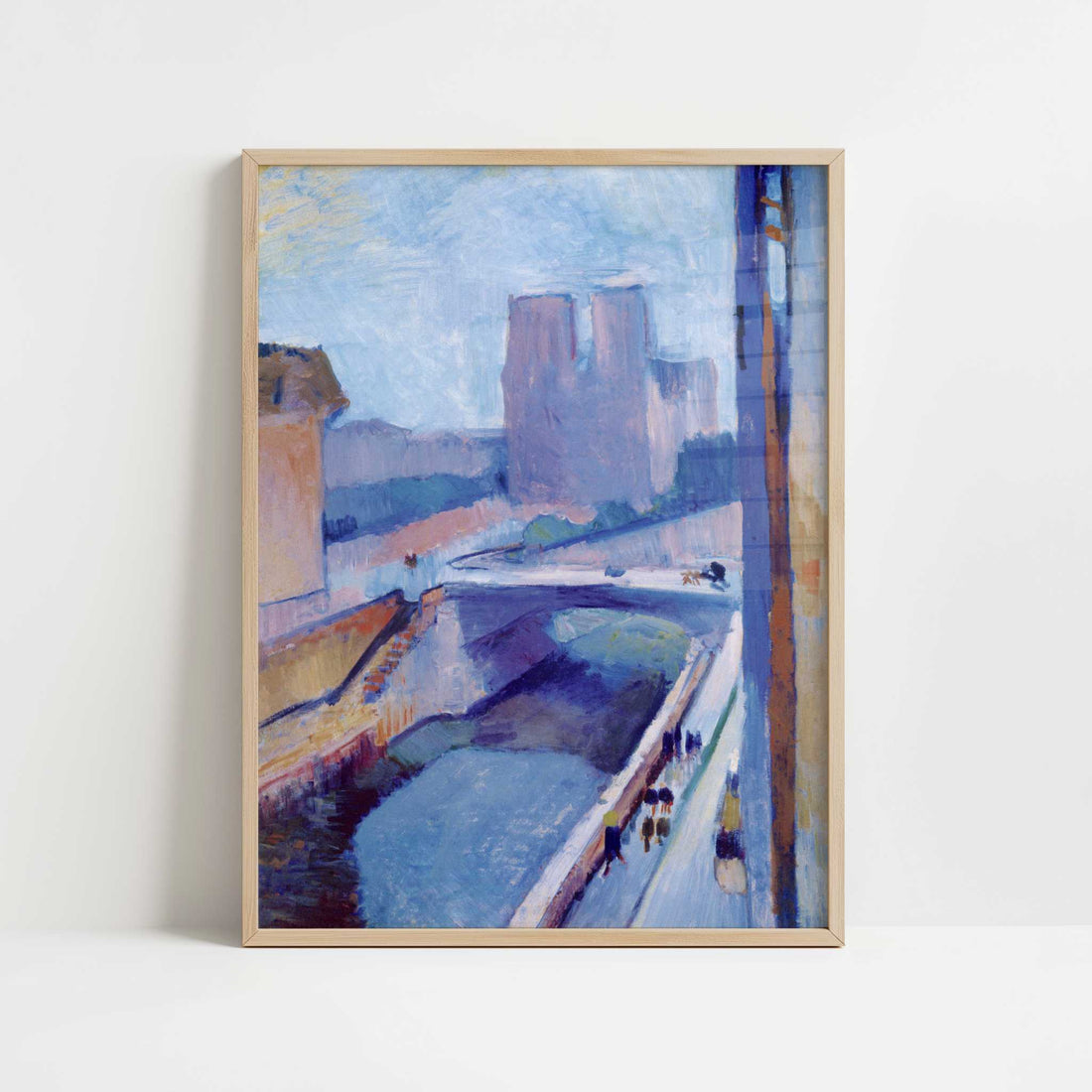 Notre Dame in the Afternoon (1902) by Henri Matisse – Art Print - Art print in oak frame