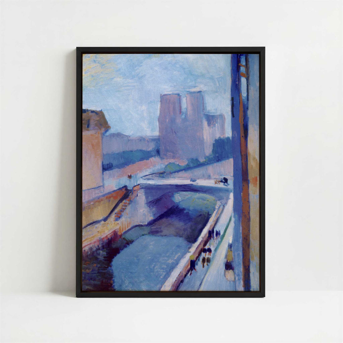 Framed Canvas - Framed canvas in black frame