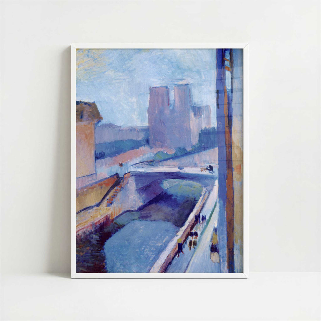 Notre Dame in the Afternoon (1902) by Henri Matisse – Art Print - Art print in white frame