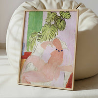 Nude in Chair, Green Plants (1937-9) by Henri Matisse – Art Print - Interior inspiration
