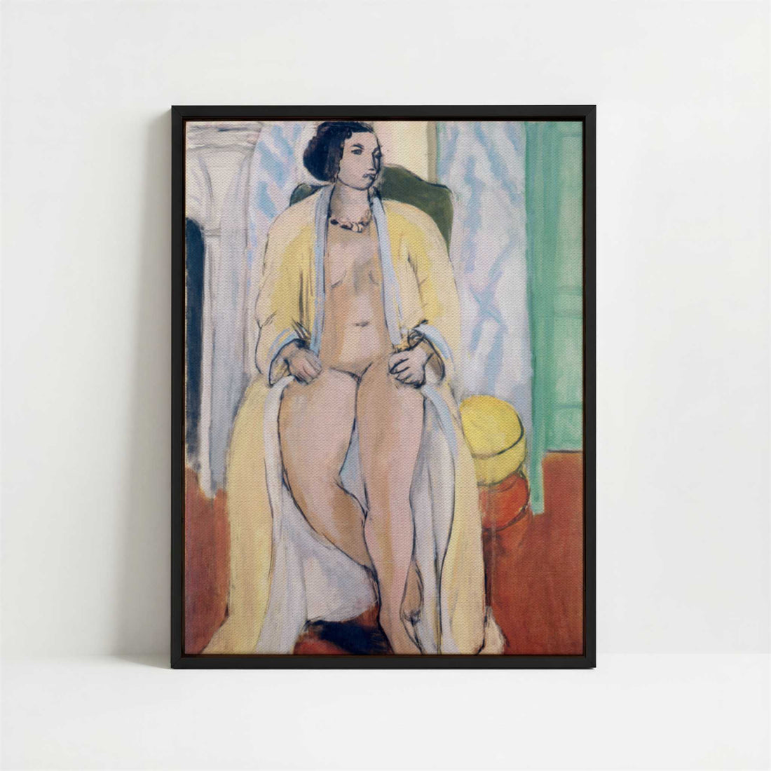 Framed Canvas - Framed canvas in black frame