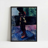 Framed Canvas - Framed canvas in black frame