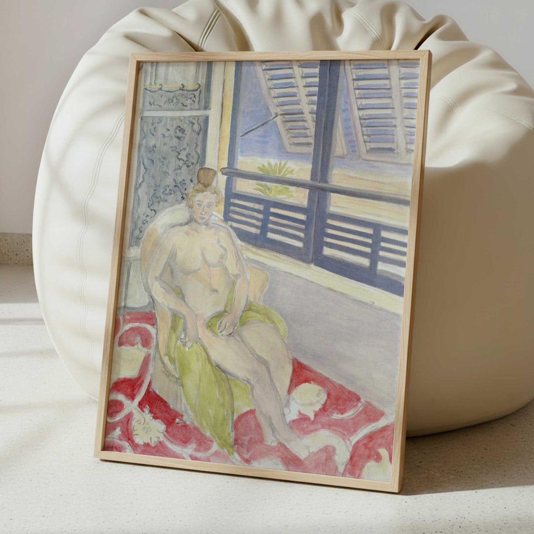 Nude with Spanish Comb (1919) by Henri Matisse – Art Print - Interior inspiration