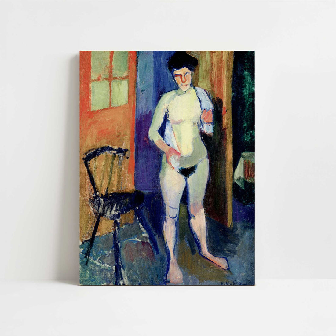Nude with a White Towel (1902-3) by Henri Matisse – Art Print - Unframed art print