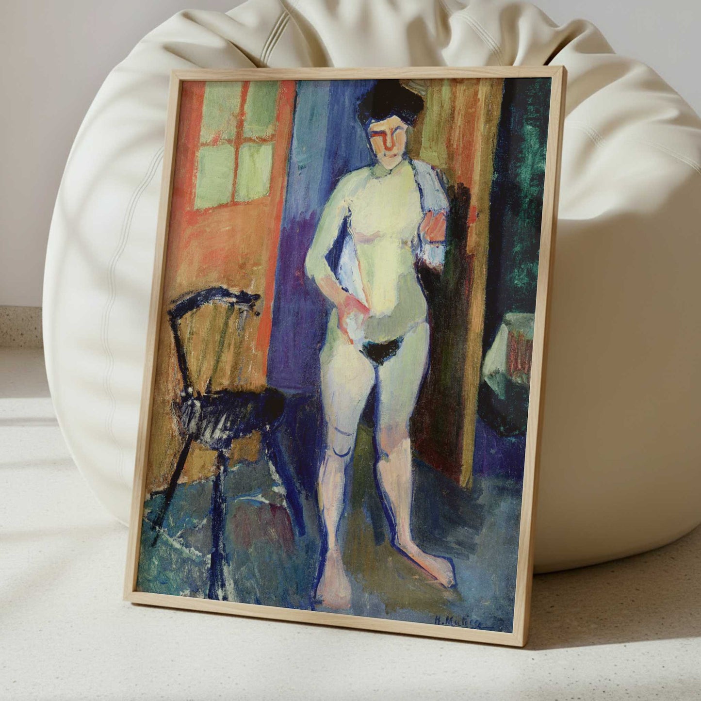 Nude with a White Towel (1902-3) by Henri Matisse – Art Print - Interior inspiration