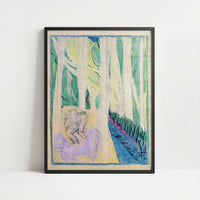 Nymph in the Forest (1935-43) by Henri Matisse – Art Print - Art print in black frame