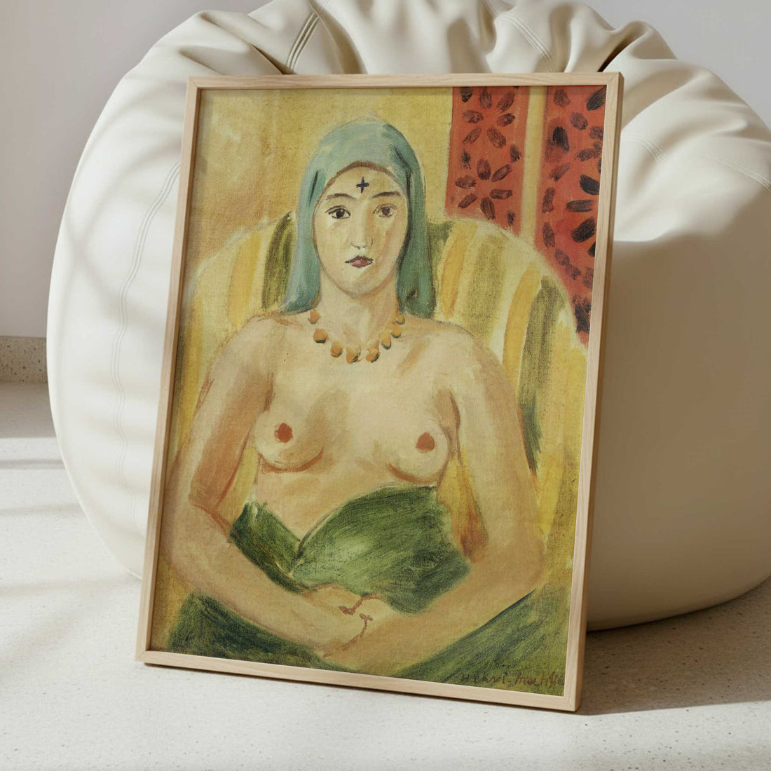 Odalisque, Half-length (1923) by Henri Matisse – Art Print - Interior inspiration
