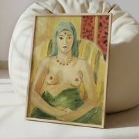 Odalisque, Half-length (1923) by Henri Matisse – Art Print - Interior inspiration
