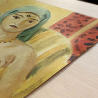Odalisque, Half-length (1923) by Henri Matisse – Art Print - Close-up detail of the art print