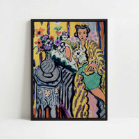 Framed Canvas - Framed canvas in black frame