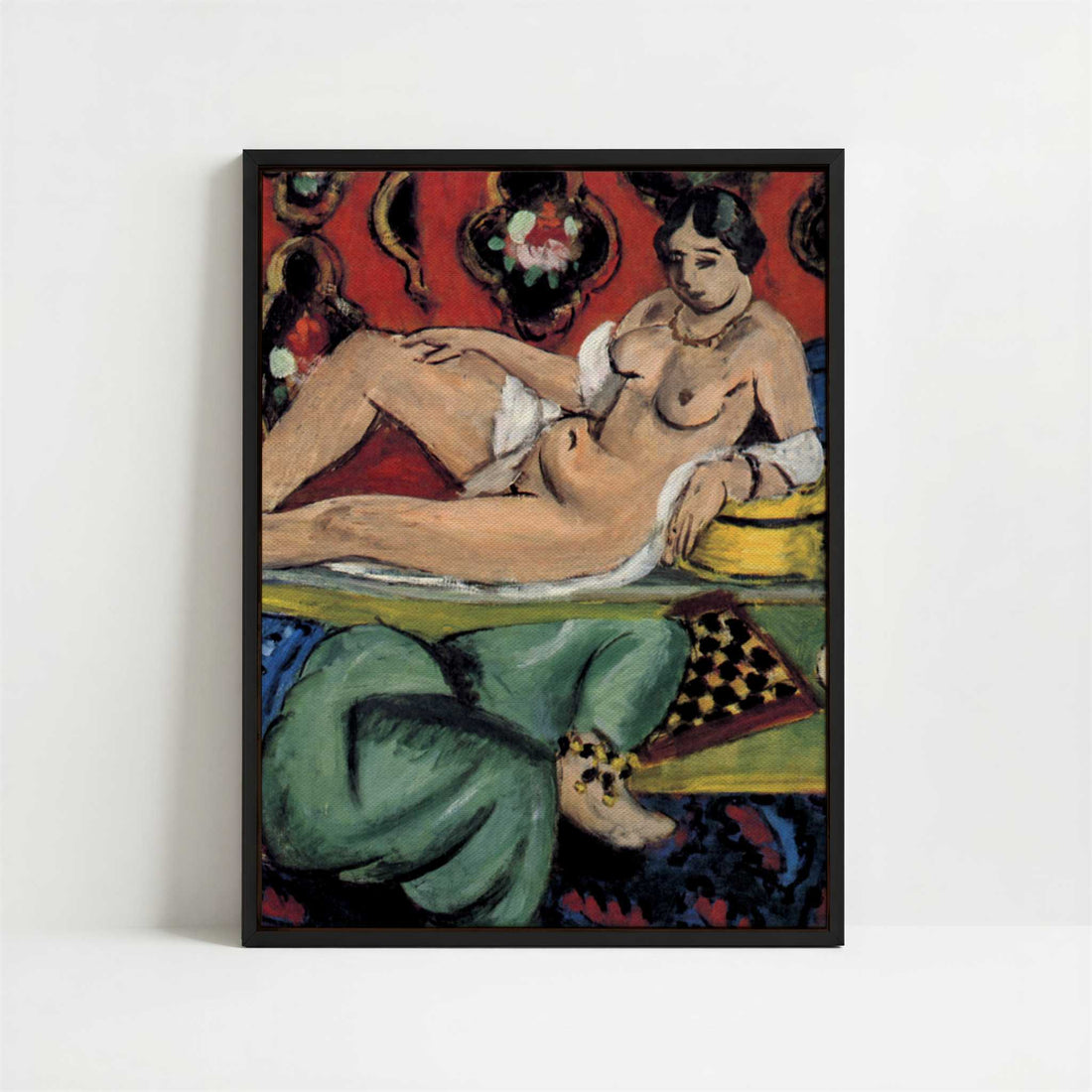 Framed Canvas - Framed canvas in black frame