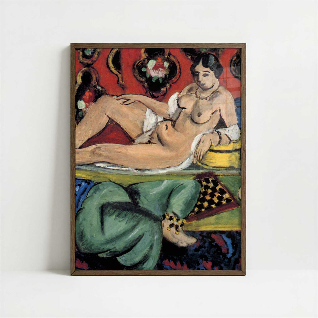 Odalisques (1928) by Henri Matisse – Art Print - Art print in dark wood frame