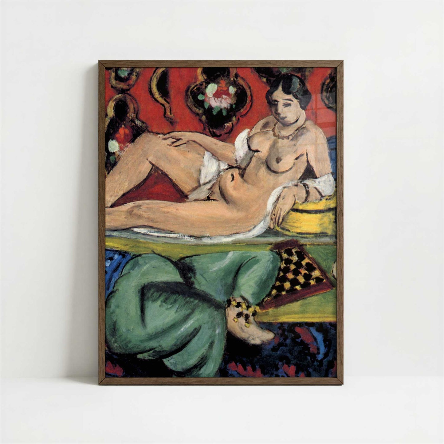 Odalisques (1928) by Henri Matisse – Art Print - Art print in dark wood frame