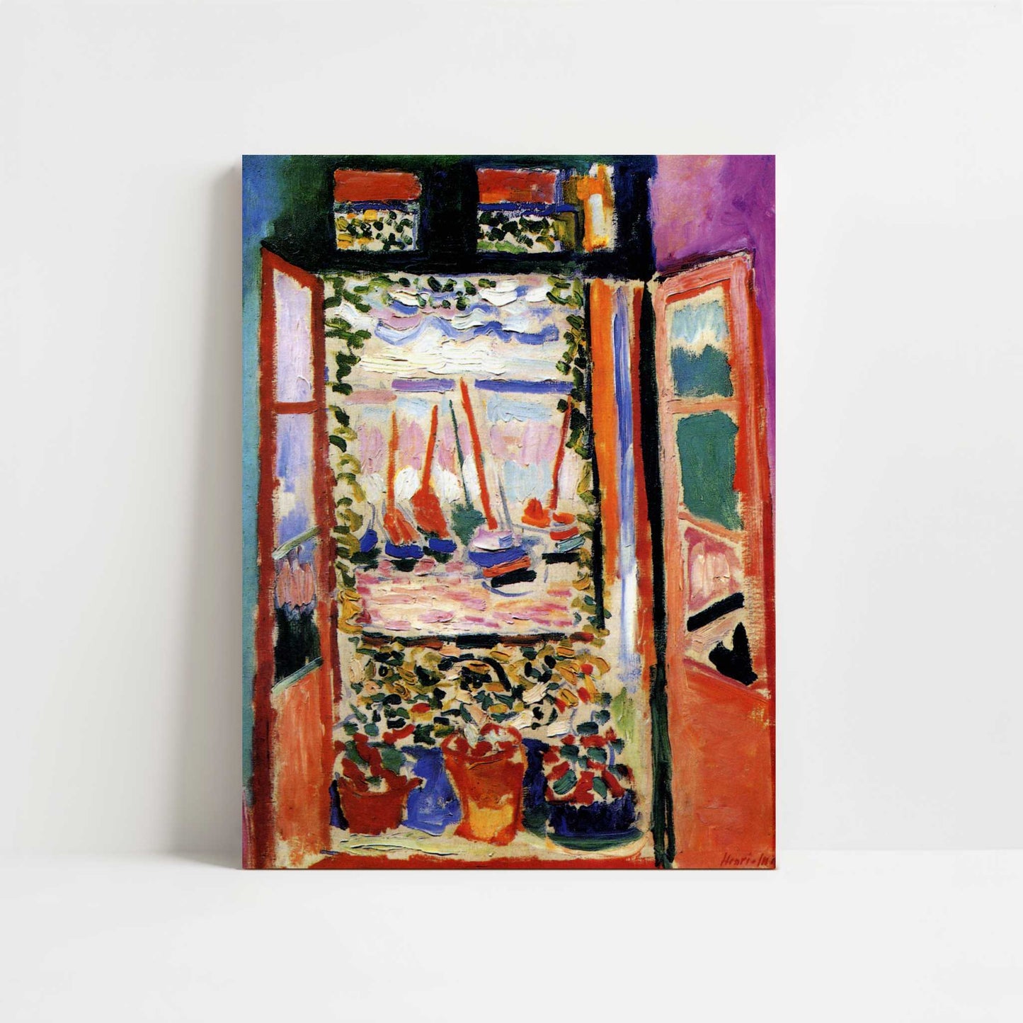 Open Window, Collioure (1905) by Henri Matisse – Art Print - Unframed art print