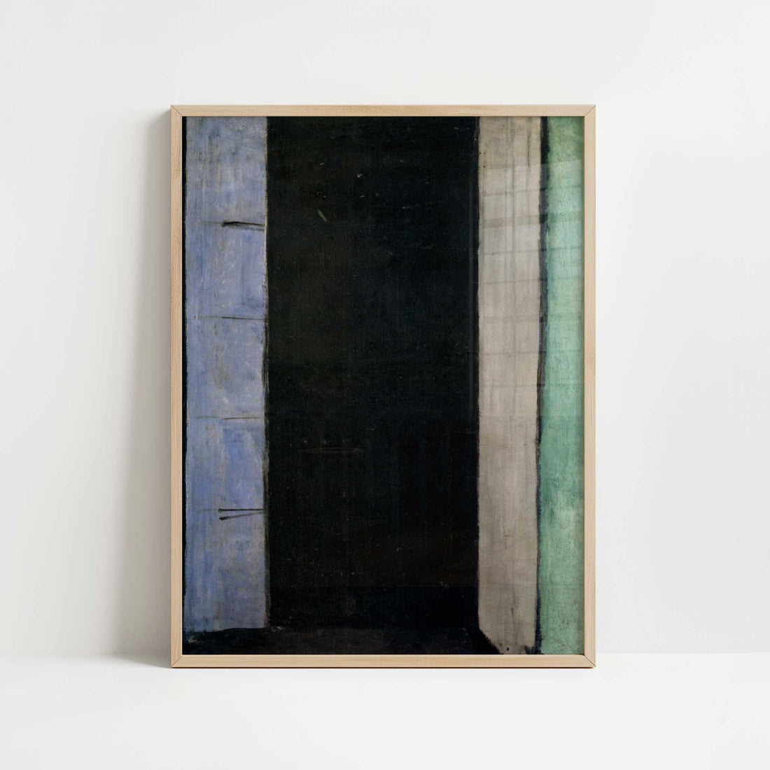 Open Window, Collioure (1914) by Henri Matisse – Art Print - Art print in oak frame