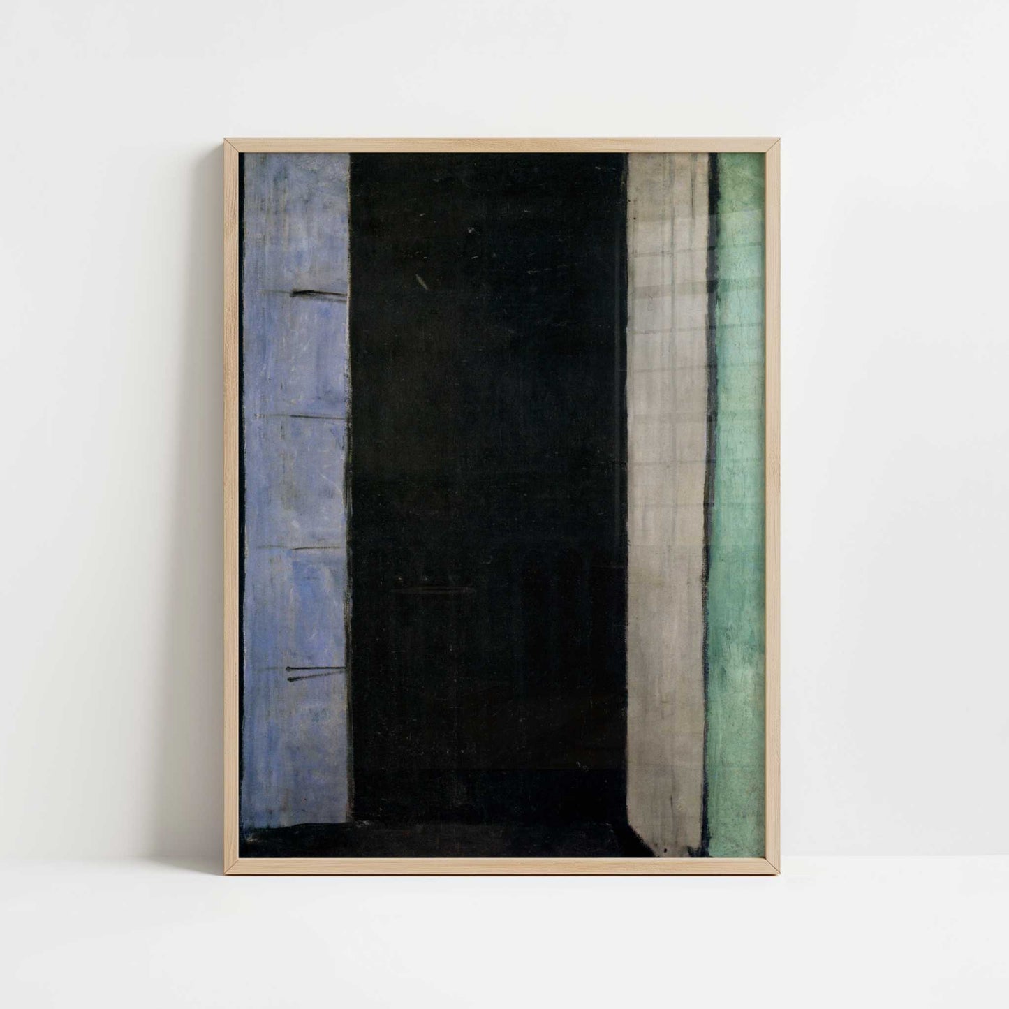 Open Window, Collioure (1914) by Henri Matisse – Art Print - Art print in oak frame