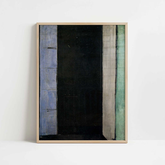 Open Window, Collioure (1914) by Henri Matisse – Art Print - Art print in oak frame
