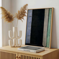 Framed Canvas - Framed canvas in a stylish interior setting