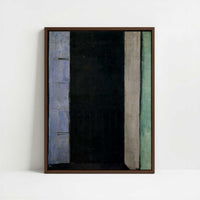 Framed Canvas - Framed canvas in dark wood color frame