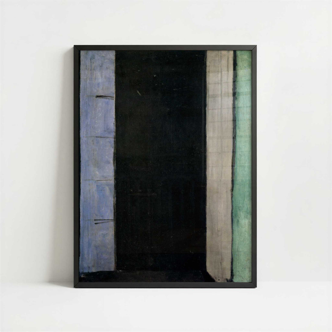 Open Window, Collioure (1914) by Henri Matisse – Art Print - Art print in black frame
