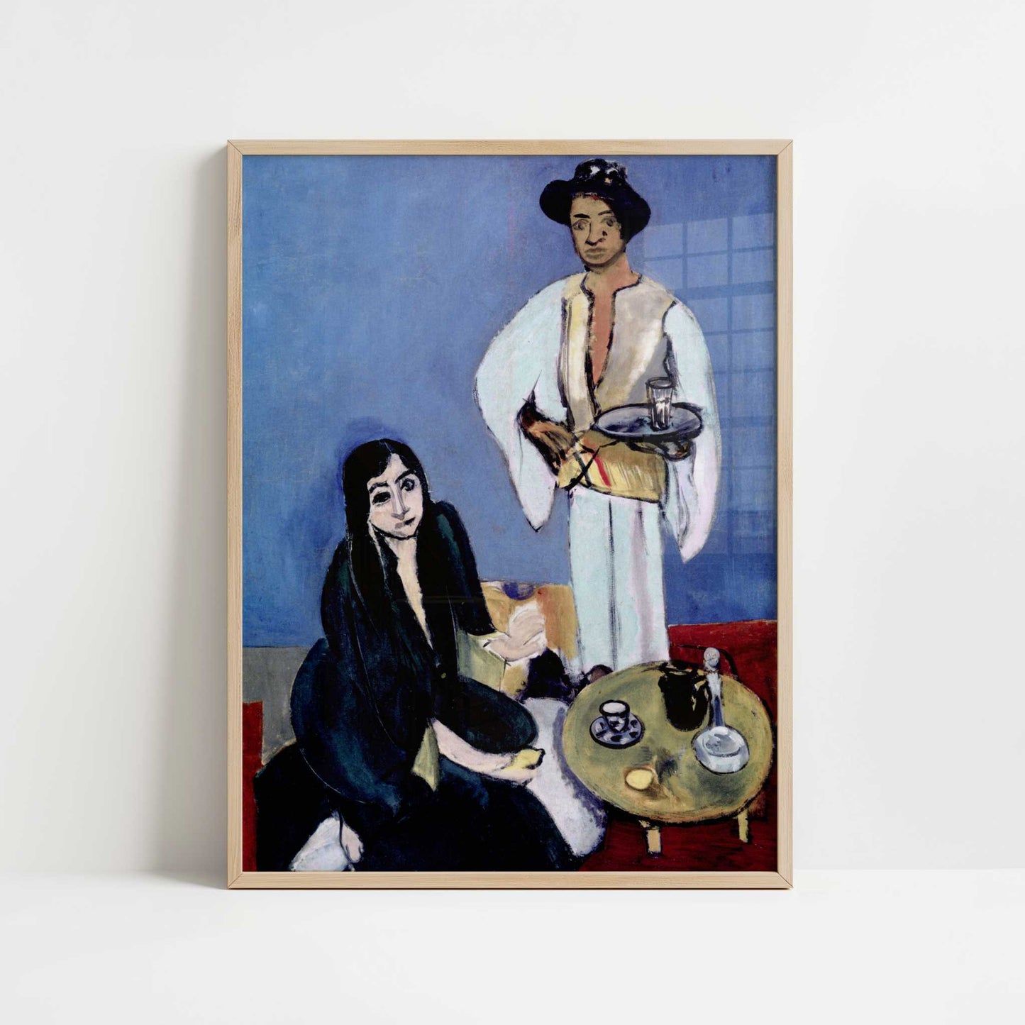 Oriental Meal aka Coffee (1917) by Henri Matisse – Art Print - Art print in oak frame