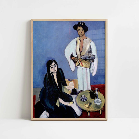 Oriental Meal aka Coffee (1917) by Henri Matisse – Art Print - Art print in oak frame