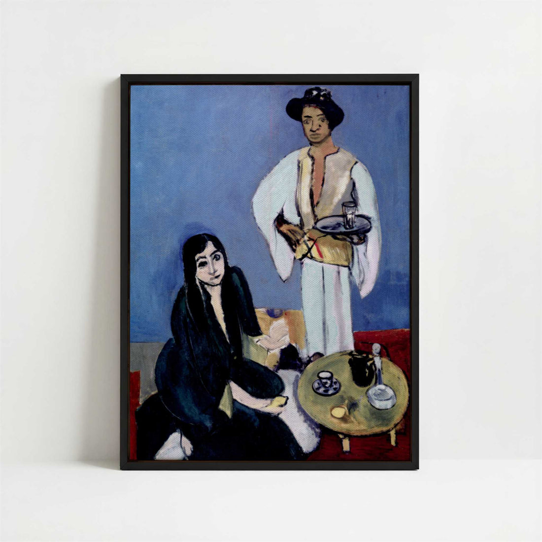 Framed Canvas - Framed canvas in black frame