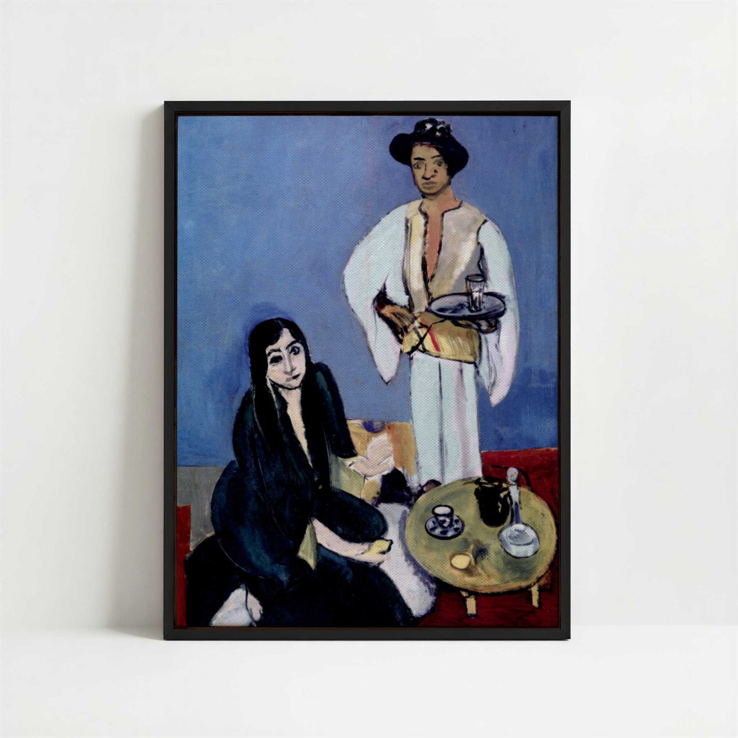 Framed Canvas - Framed canvas in black frame