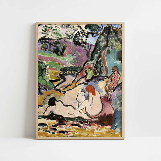 Pastoral (1905) by Henri Matisse – Art Print - Art print in oak frame