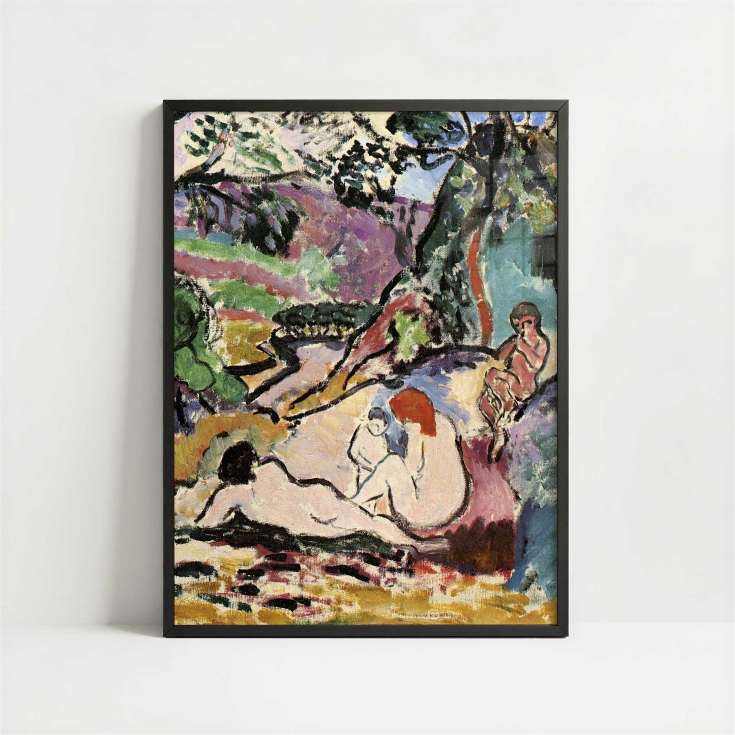 Pastoral (1905) by Henri Matisse – Art Print - Art print in black frame