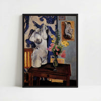 Framed Canvas - Framed canvas in black frame