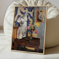 Plaster Torso & Bouquet of Flowers (1919) by Henri Matisse – Art Print - Interior inspiration
