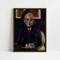 Framed Canvas - Framed canvas in dark wood color frame