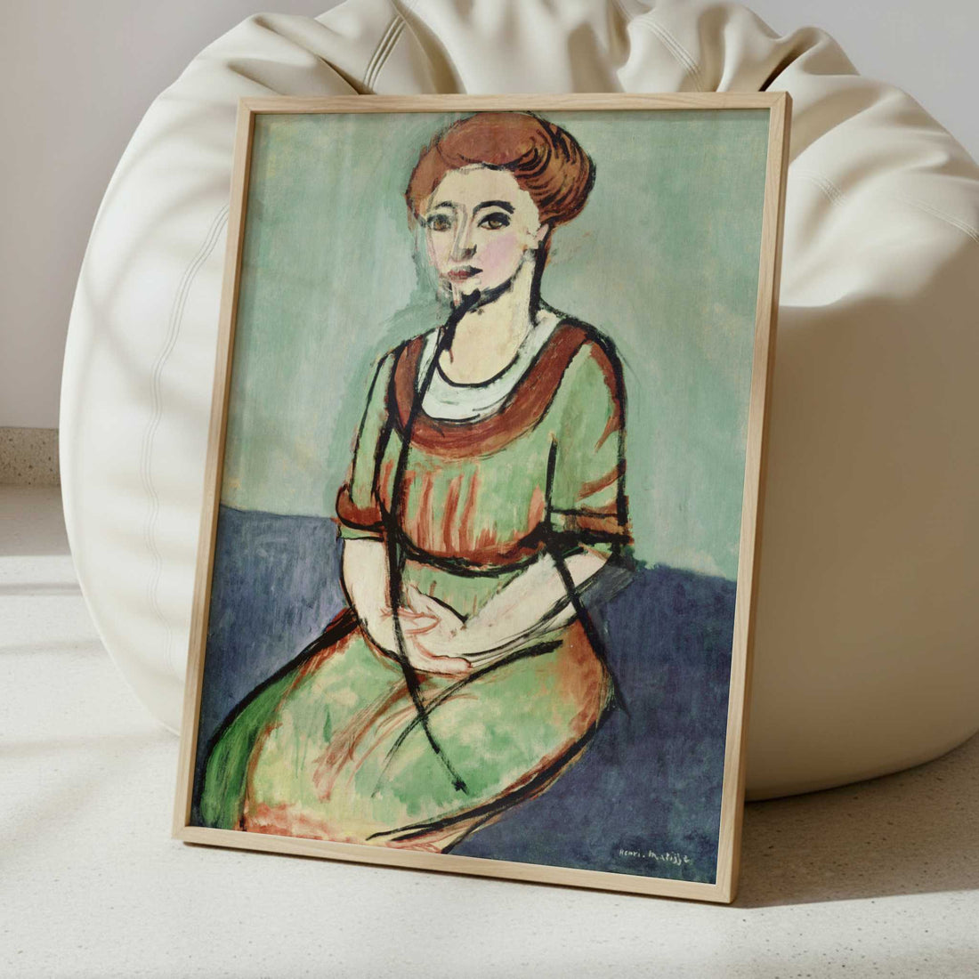 Portrait of Olga Merson (1911) by Henri Matisse – Art Print - Interior inspiration