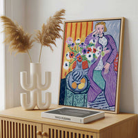 Framed Canvas - Framed canvas in a stylish interior setting