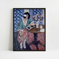 Framed Canvas - Framed canvas in black frame
