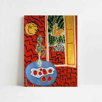 Red Interior, Still Life on Blue Table (1947) by Henri Matisse – Art Print - Unframed art print