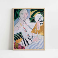 Romanian Blouse (1937) by Henri Matisse – Art Print - Art print in oak frame