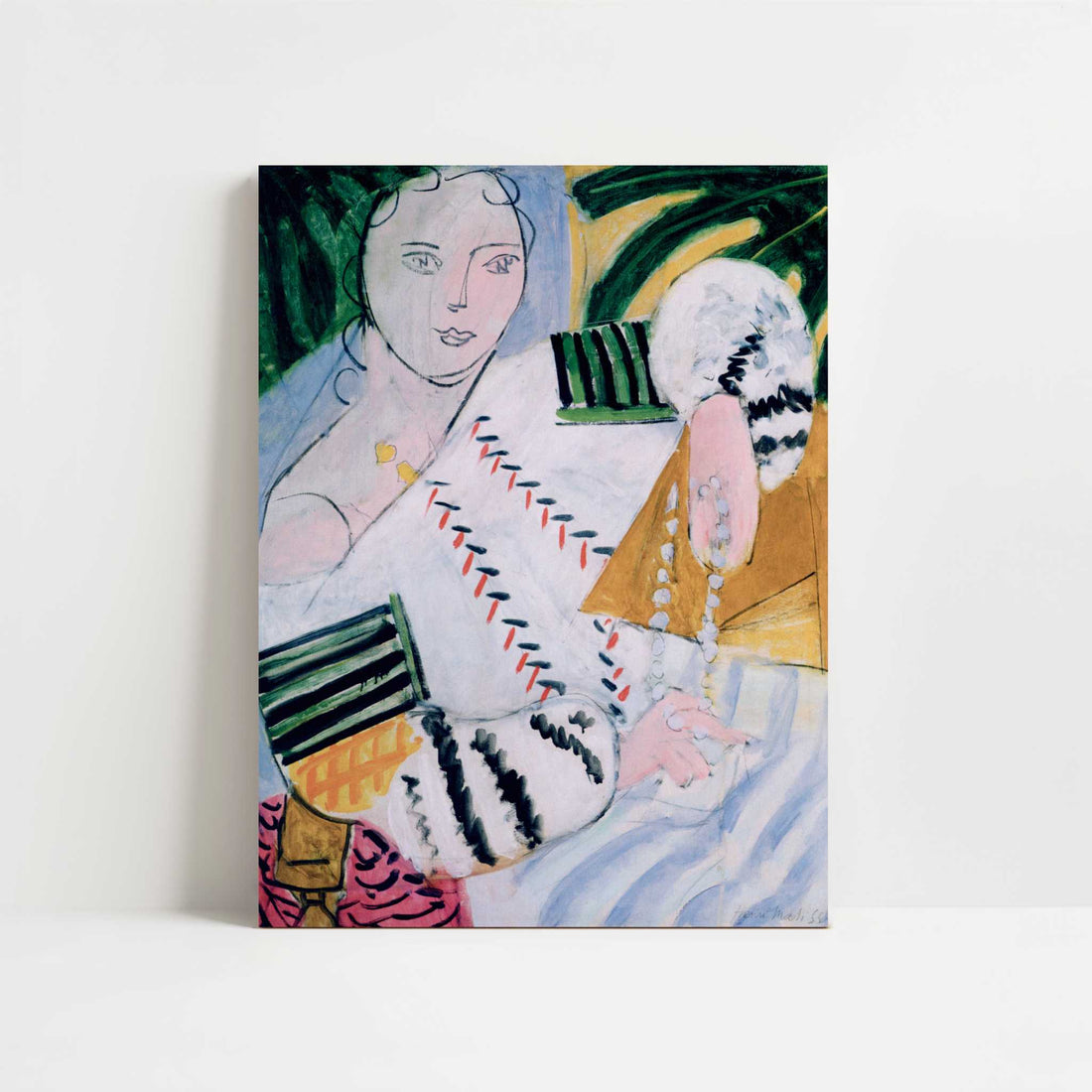 Romanian Blouse (1937) by Henri Matisse – Art Print - Unframed art print