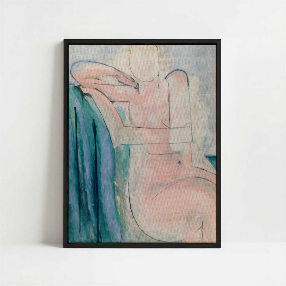 Framed Canvas - Framed canvas in black frame