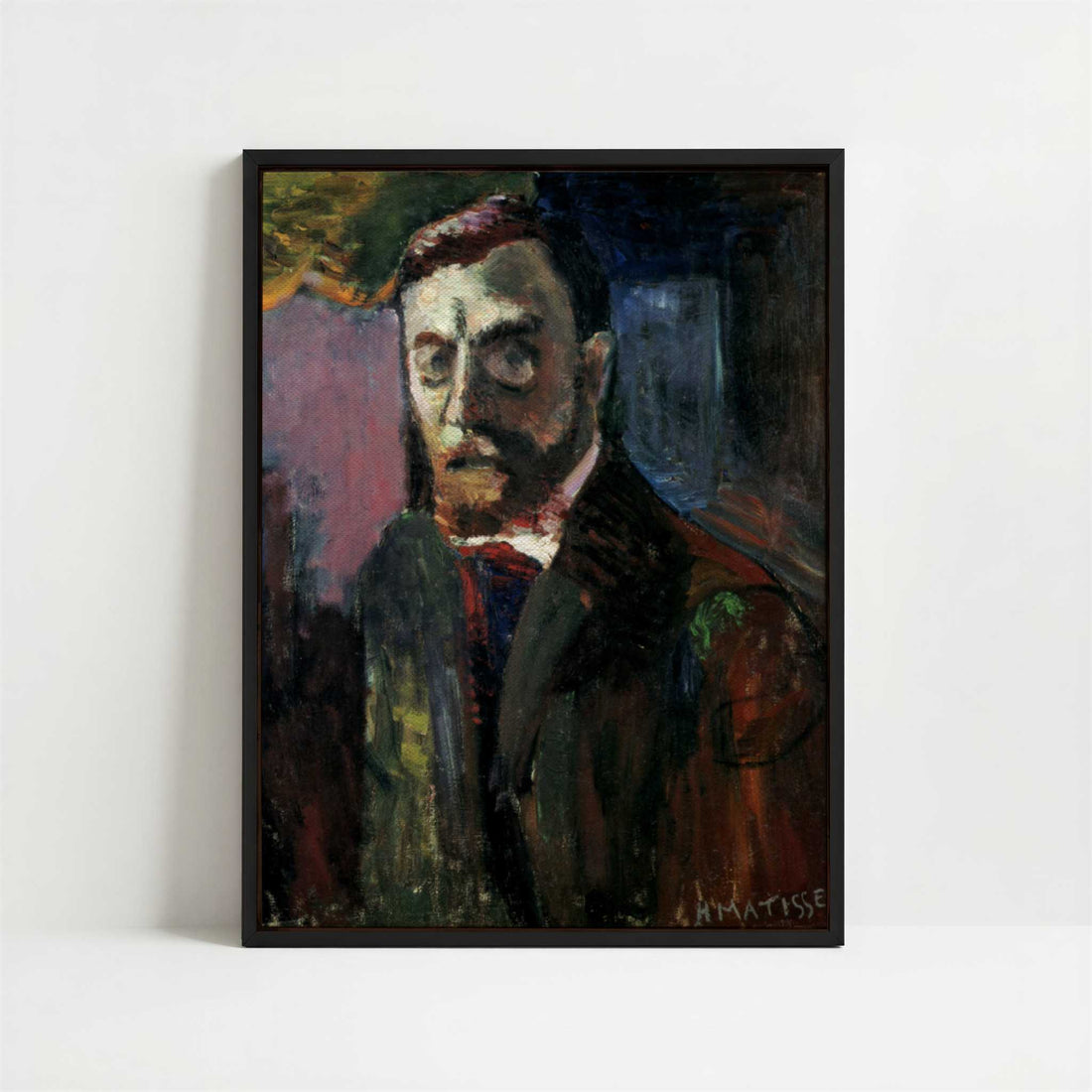 Framed Canvas - Framed canvas in black frame