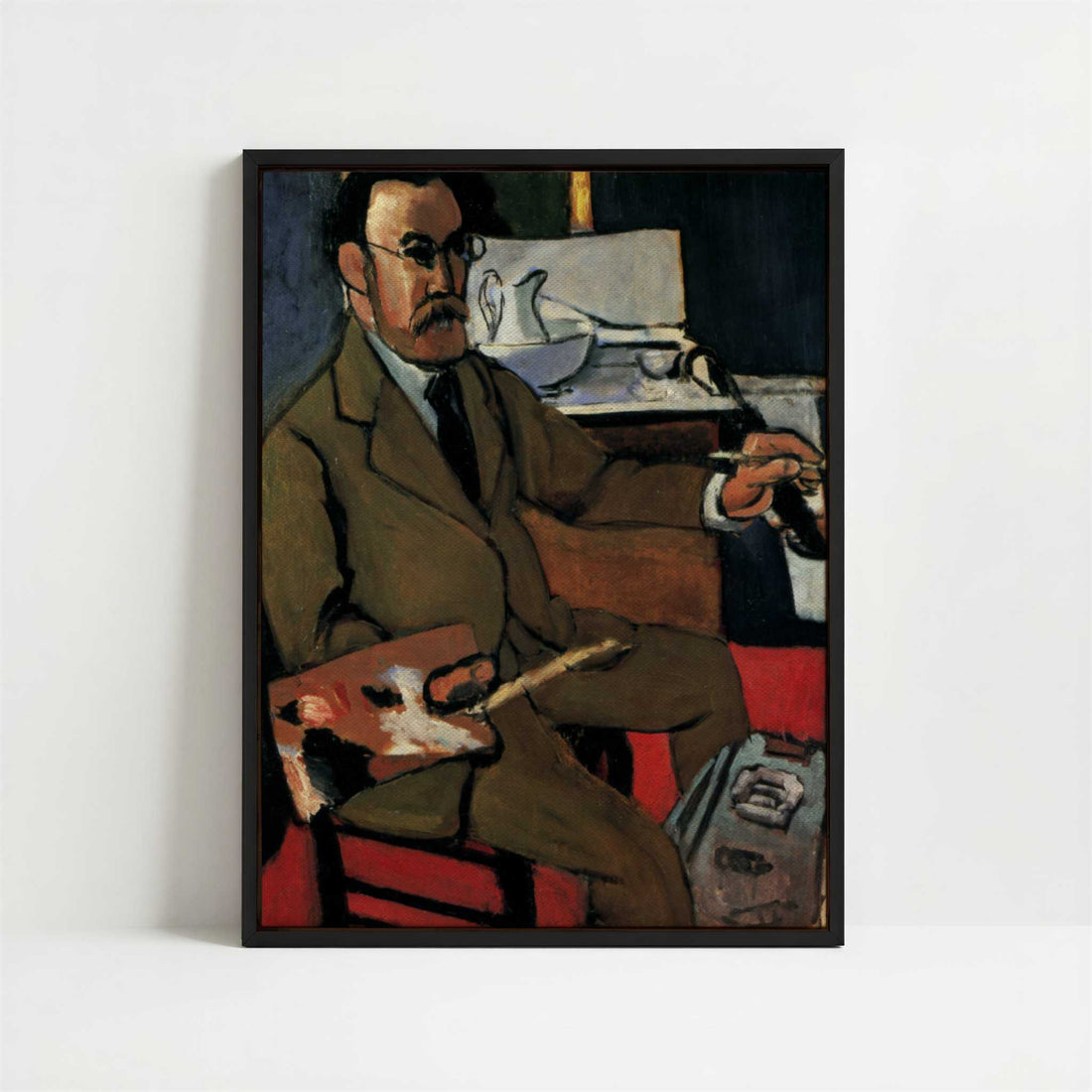 Framed Canvas - Framed canvas in black frame