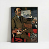 Self-portrait (1918) by Henri Matisse – Art Print - Art print in black frame