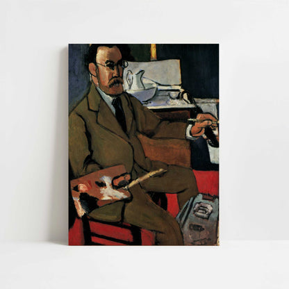 Self-portrait (1918) by Henri Matisse – Art Print - Unframed art print