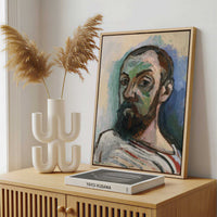 Framed Canvas - Framed canvas in a stylish interior setting