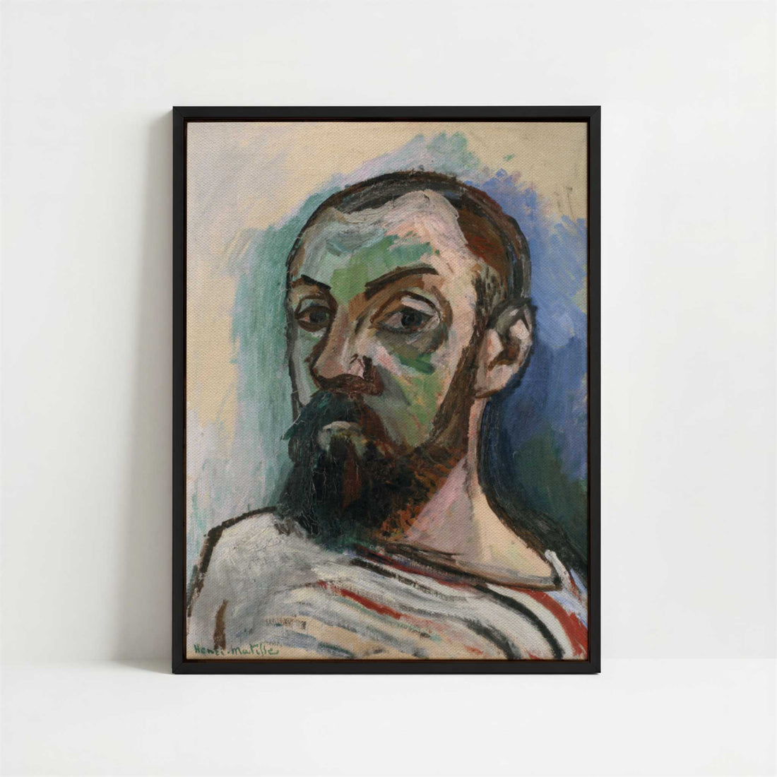 Framed Canvas - Framed canvas in black frame