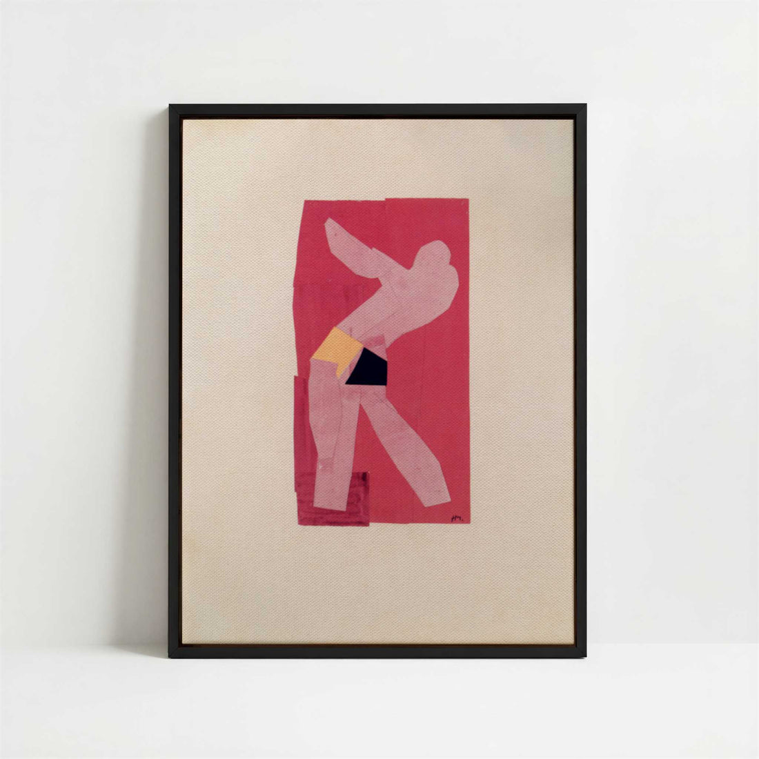Framed Canvas - Framed canvas in black frame
